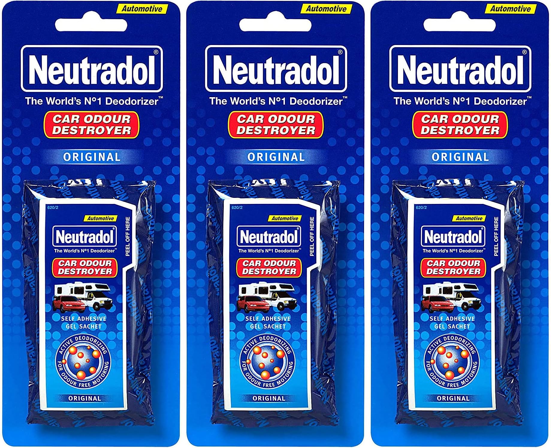 Neutradol Gel Sachet - Original - 3 Pack