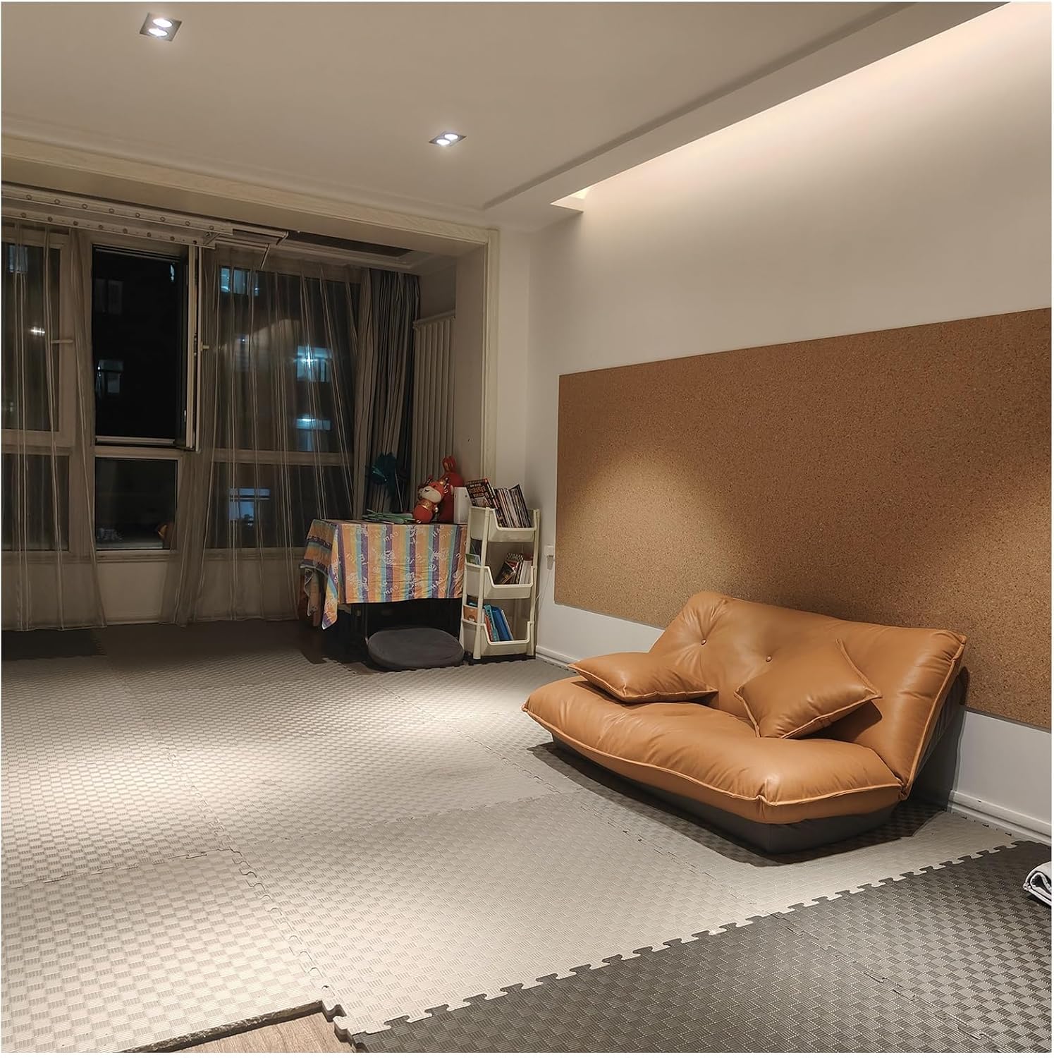Cork Roll, Cork Board Sheet, Cork Sheet, Bulletin Board Sheet, Easy to Cut, 1/3" 1/4" Thick, for DIY Supplies Home School, Brown(Color:Thick 6mm,Size:0.7mx3m(2.3ftx9.8ft))