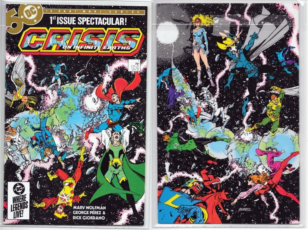 Crystal Clear Comic Book Backing Board and Mylar Bag Combo 10 Pack (Golden Combo)