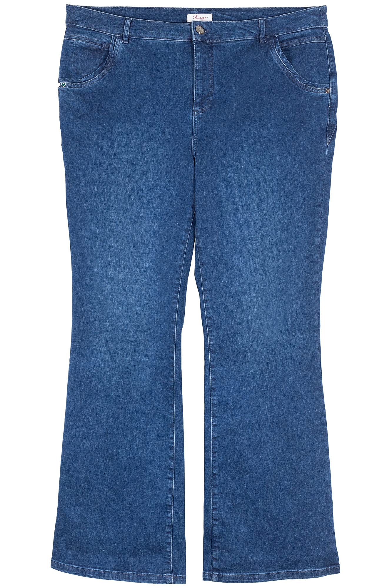 sheegoBootcut Stretch Jeans Boot Cut Jeans Women's Denim, blue, 22