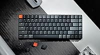 Vista 2 de Keychron K3 Teclado mecánico inalámbrico ultra delgado con 75% de diseño, compacto, intercambiable en caliente, 84 teclas Bluetooth RGB LED