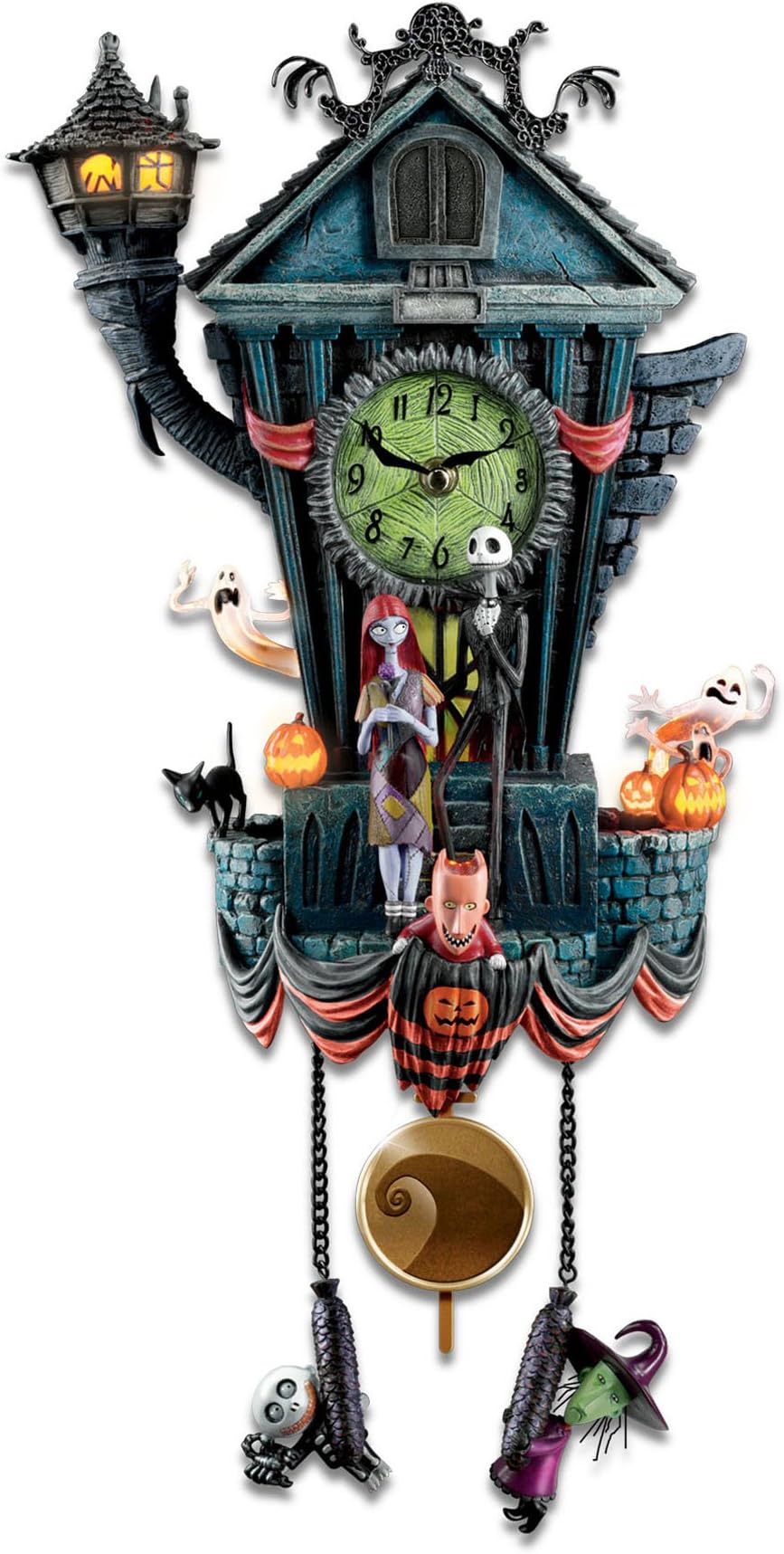 Cuckoo Clock: Tim Burton's The Nightmare Before Christmas Wall Clock by The Bradford Exchange
