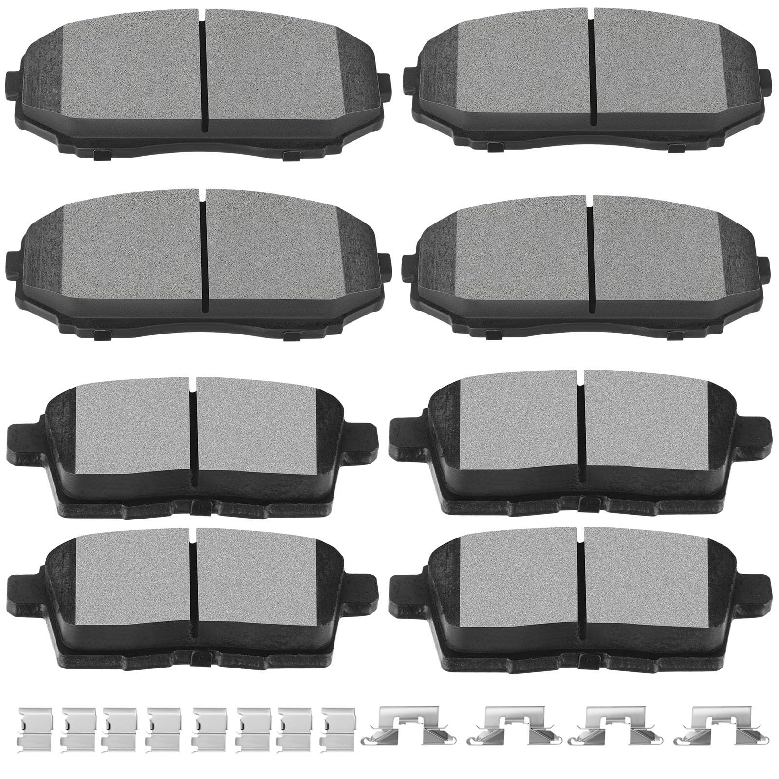 SCITOO D1258 D1259 Front Rear Ceramic Brake Pads Sets Fit For Ford For Edge 2007-2010,For Lincoln MKX 2007-2010,For Mazda CX-7 2007-2012,For Mazda CX-9 2007-2015
