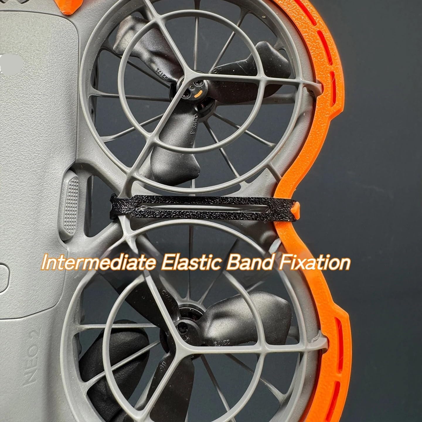 Compatible para DJI NEO 2 Protector TPU anti-colisión 4en1 | TPU flexible, absorción de impactos, protege cardán y cuerpo de colisiones(Purple Green)