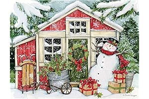 Lang Snowman's Farmhouse Christmas Box
