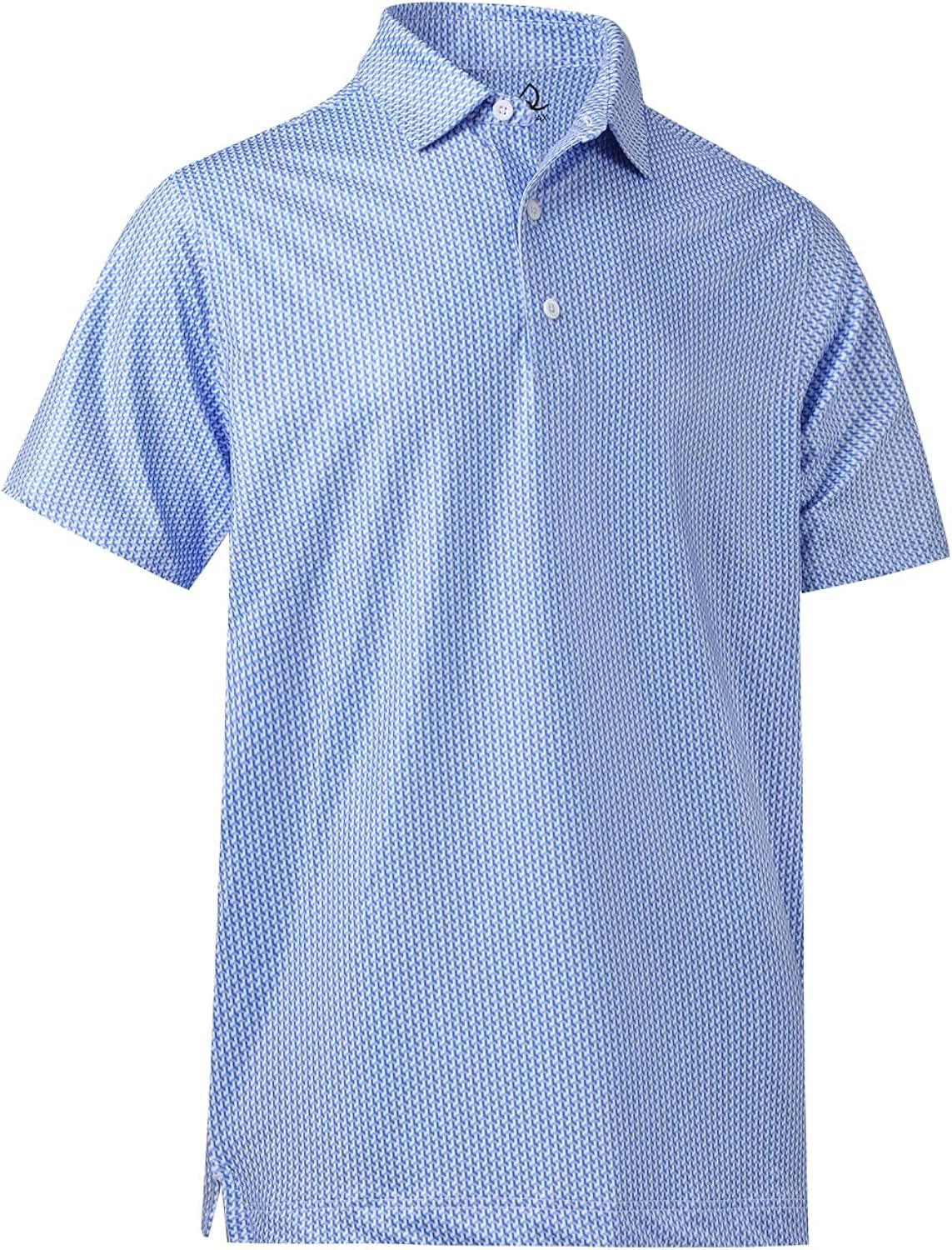 Miniatura 3 de DEOLAX Mens Golf Shirts Performance Moisture Wicking Mens Polo Shirt Fashion Print Dry Fit Golf Shirts Short Sleeve