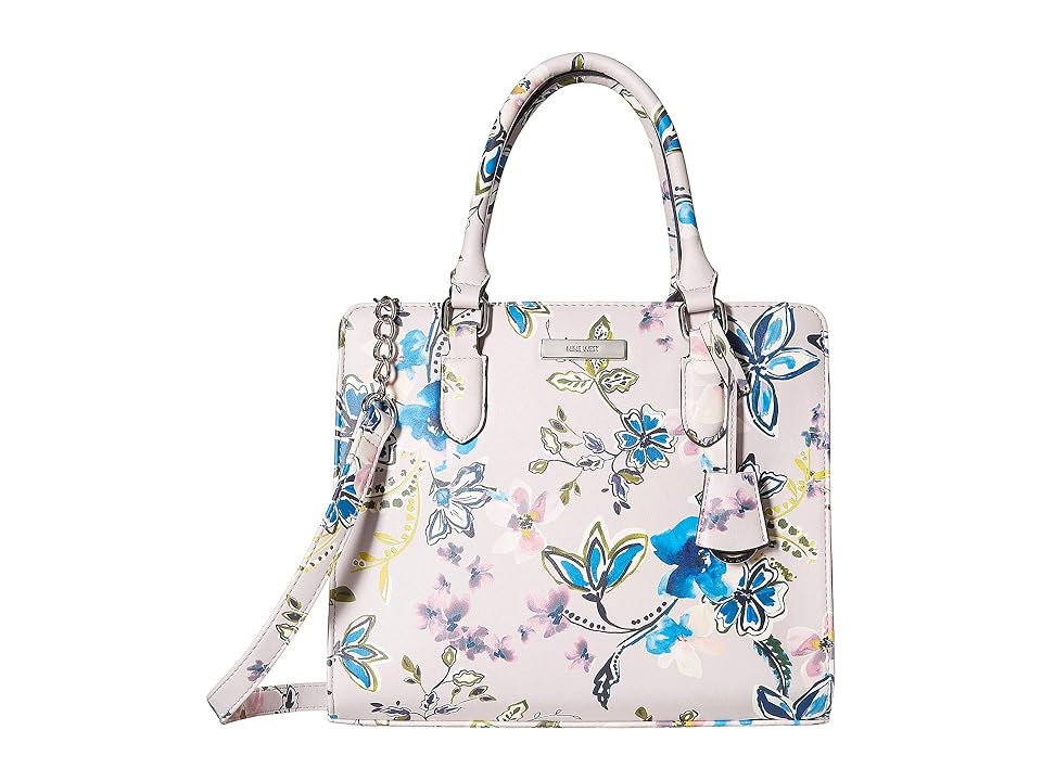 

Nine West You and Me Satchel (Teal Multi) Satchel Handbags