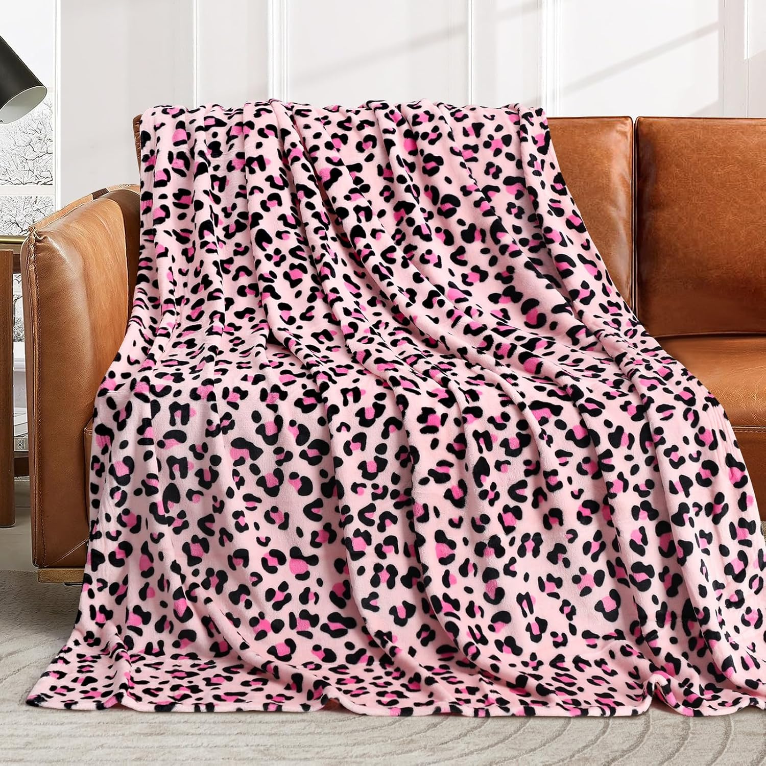 Cute Throw Blanket Soft Blanket Flannel AllSeason Couch Cozy Travel