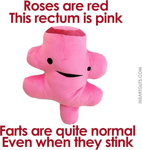 Miniatura 7 de I Heart Guts Peluche recto – Bringing Up The Rear – Juguete de peluche de cirugía colorrectal de 10 pulgadas, regalo para recuperación quirúrgica,