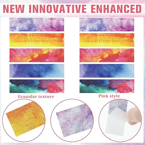 Vista 41 de 80 calcomanías sensoriales de ansiedad con citas inspiradoras, tiras texturizadas tranquilas, para alivio de la salud mental, calcomanías