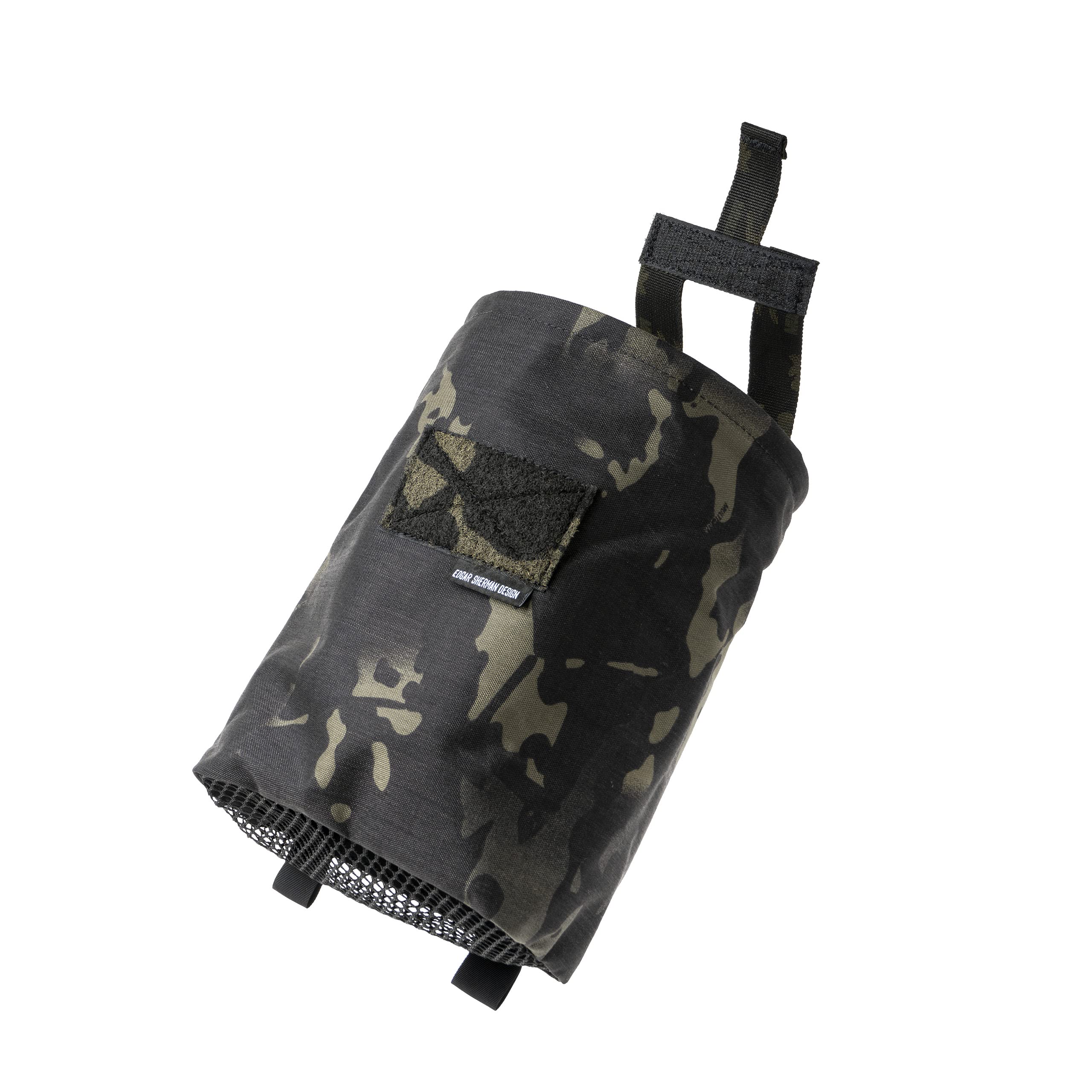 SAP Bucket ESD Dump Pouch | Molle Mil-Spec Tactical Dump Pouch | Mesh Drain | Large Mag and Ammo Collapsible Storage