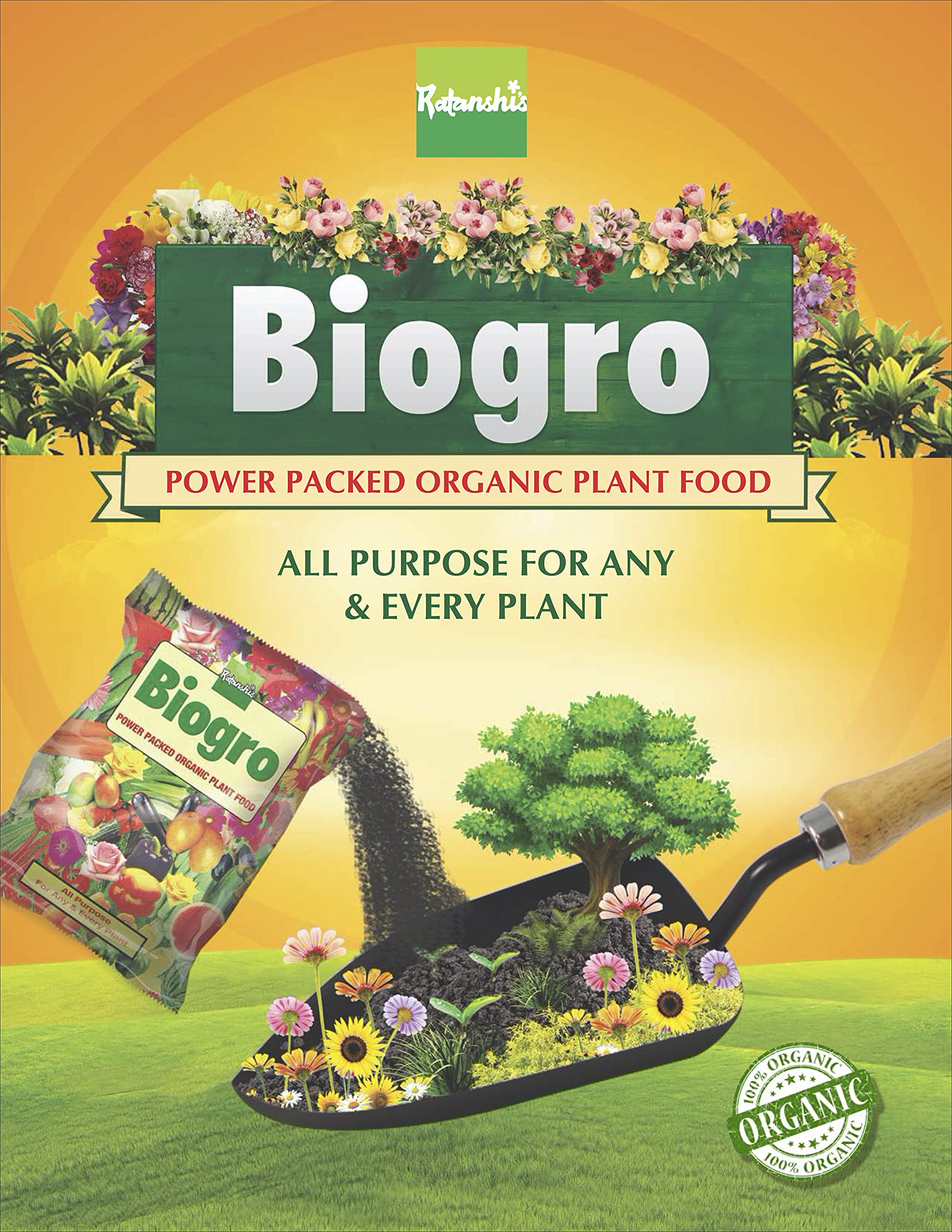 Ratanshis Biogro Organic Plant Food - 1kg -4