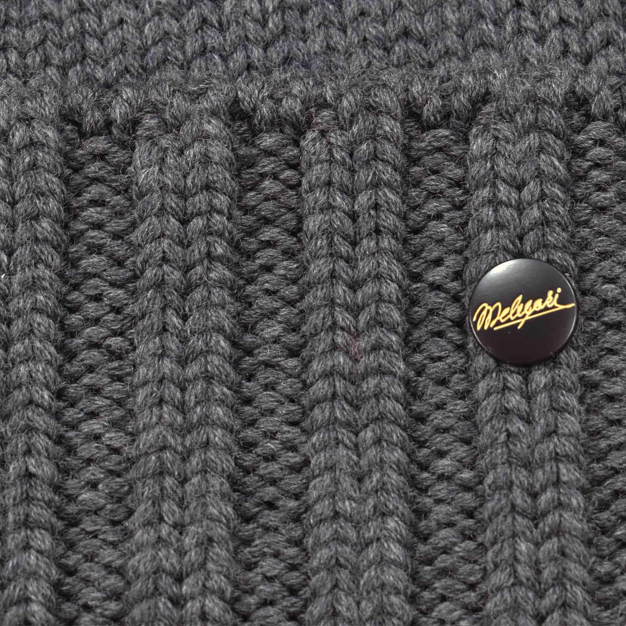 MELEGARI Gorro gorro borde alto | Beanie Varese | pura lana merino | Made in Italy