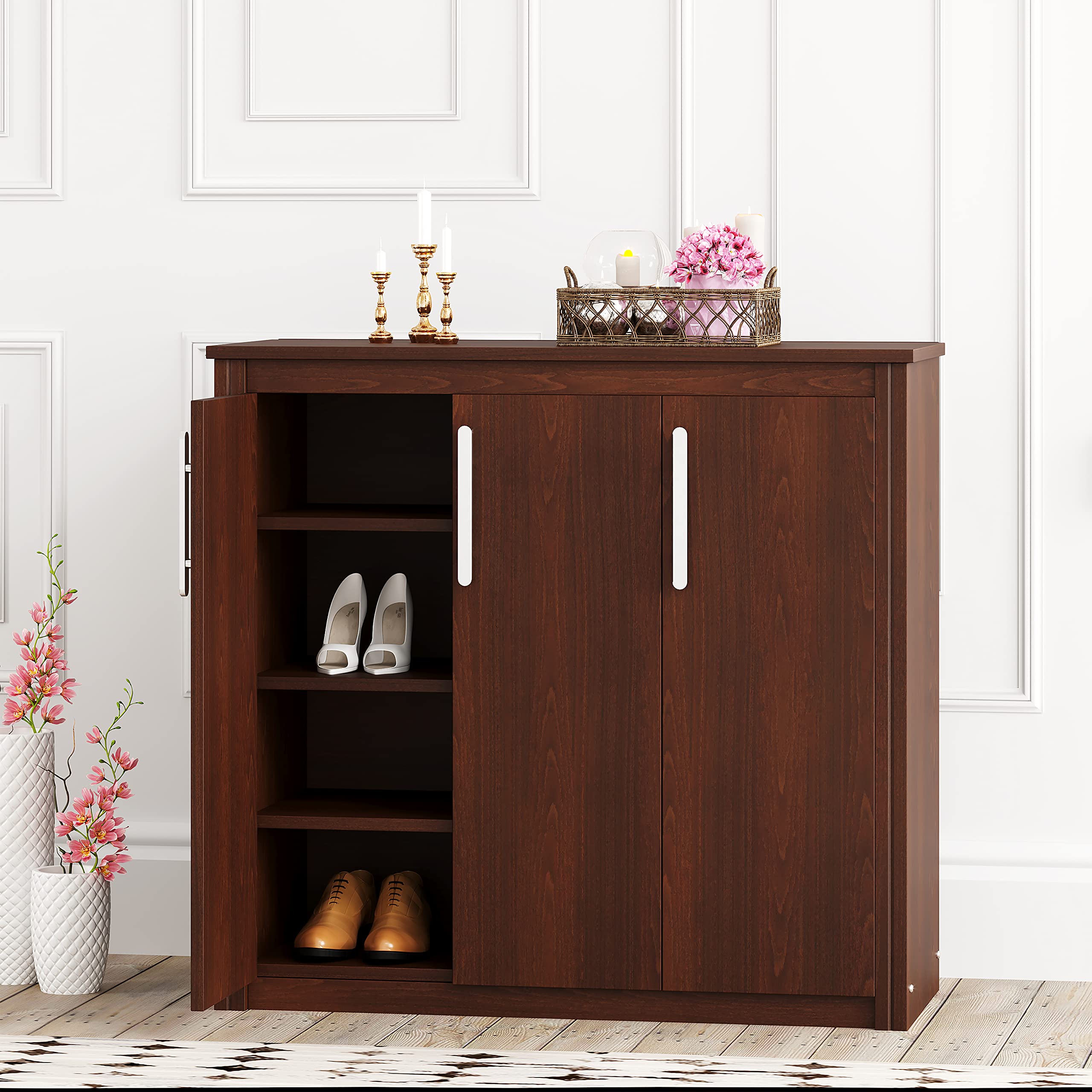 Nilkamal shoe cupboard best sale