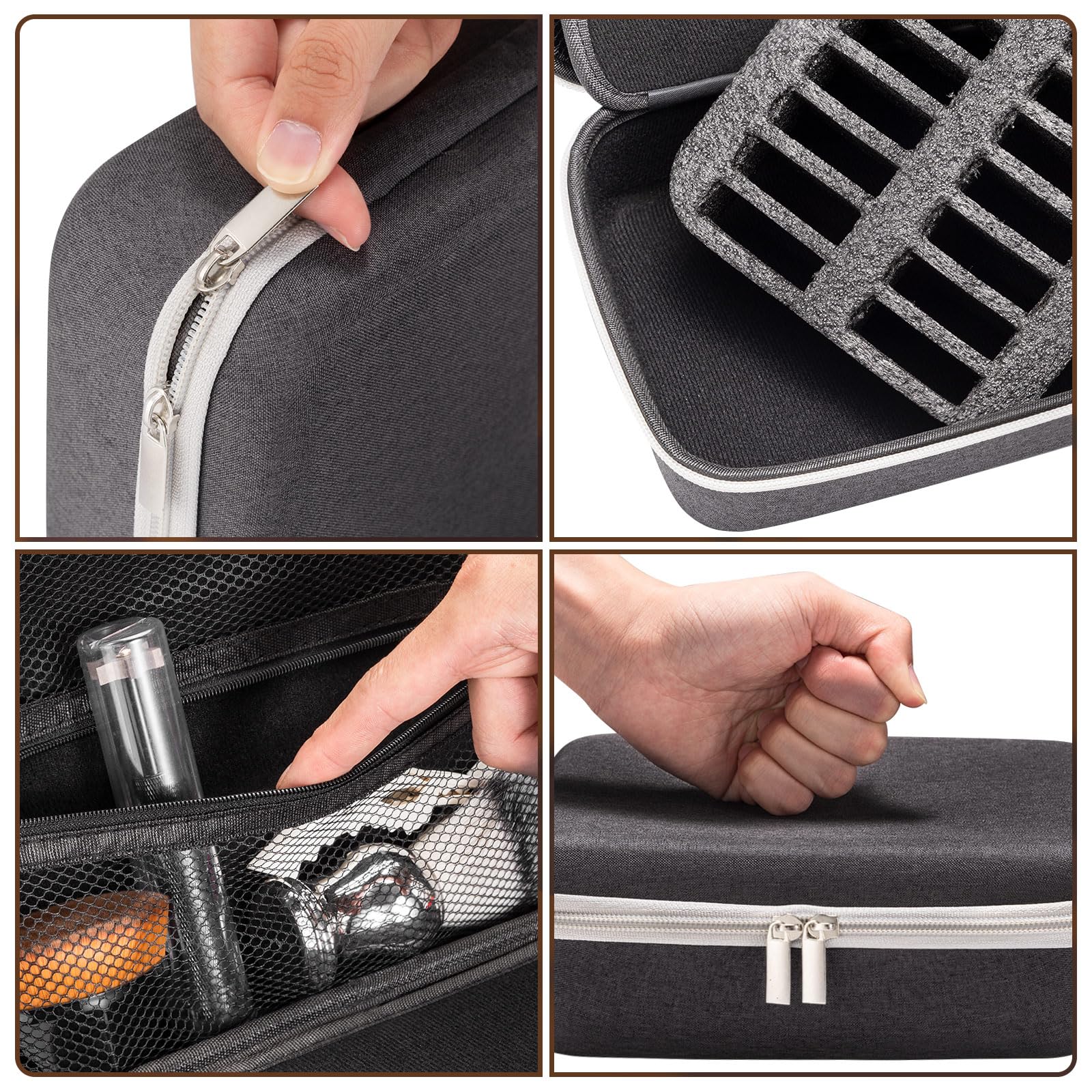 Noverlife Hair Clipper Guard Blades Holder Case for 20 Metal Clipper Guards - Image 4