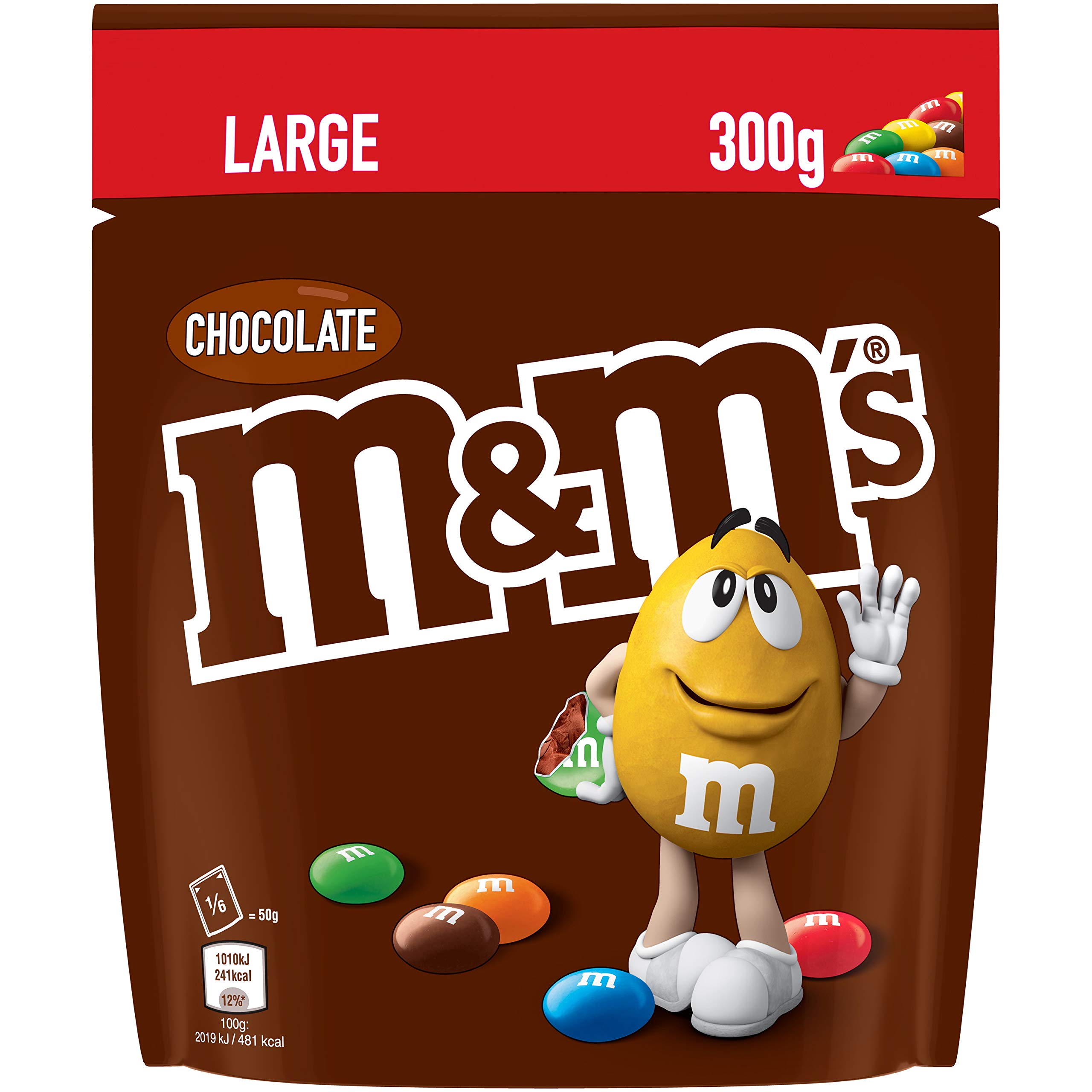 M & M 'S Choco, 5 bolsas (5 x 300 g)