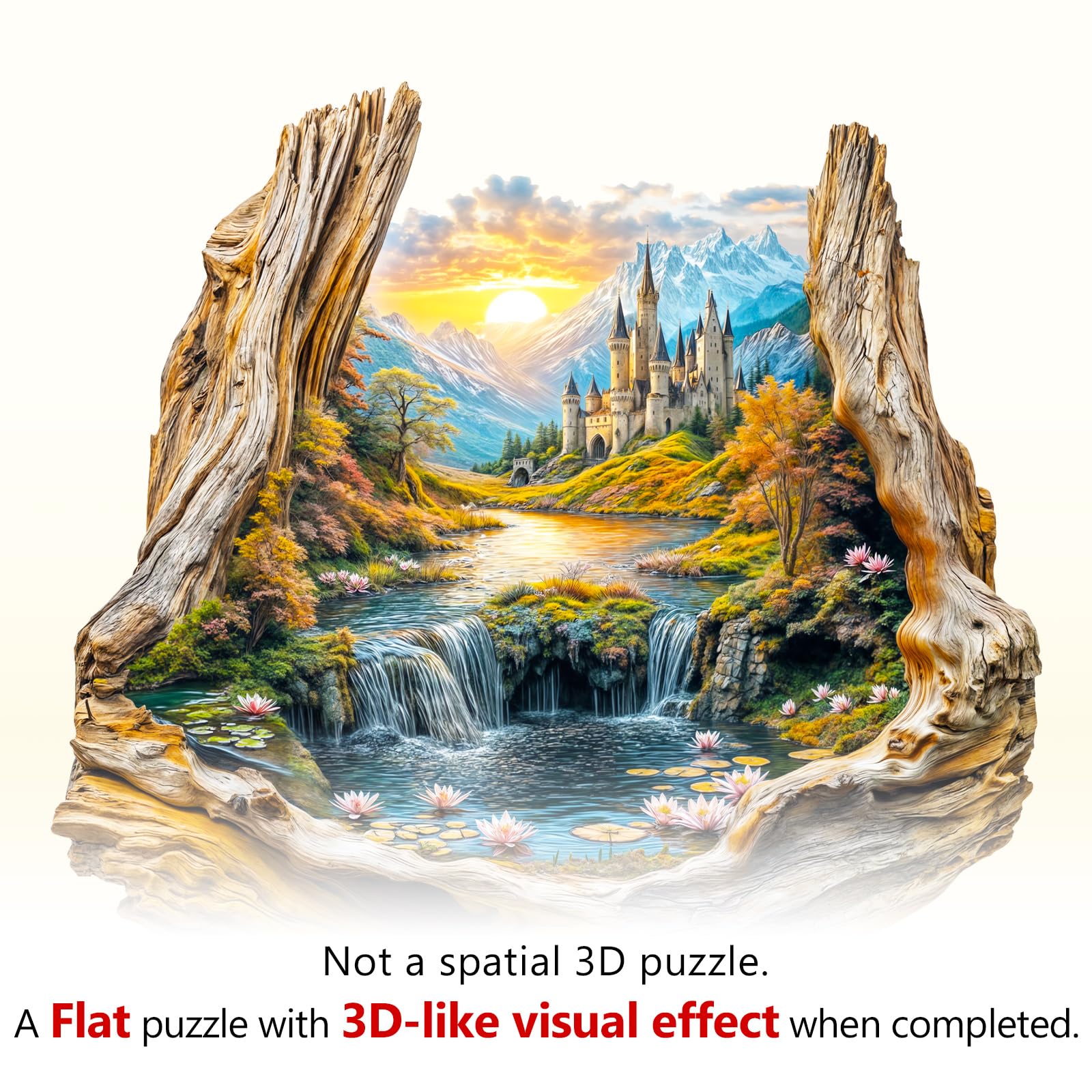 Puzzle de Madera para Adultos,Marco Encantado Rompecabezas de Madera, Rompecabezas de Partes de Animales, Puzzle de Adultos con Caja Wooden Puzzles (230 Piezas-L-34 * 30.9cm)