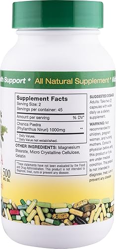 Miniatura 2 de Sanar Naturals Chanca Piedra, 90 cápsulas - Stone Breaker Extra Strength - Desintoxicación natural y disolvente de piedras