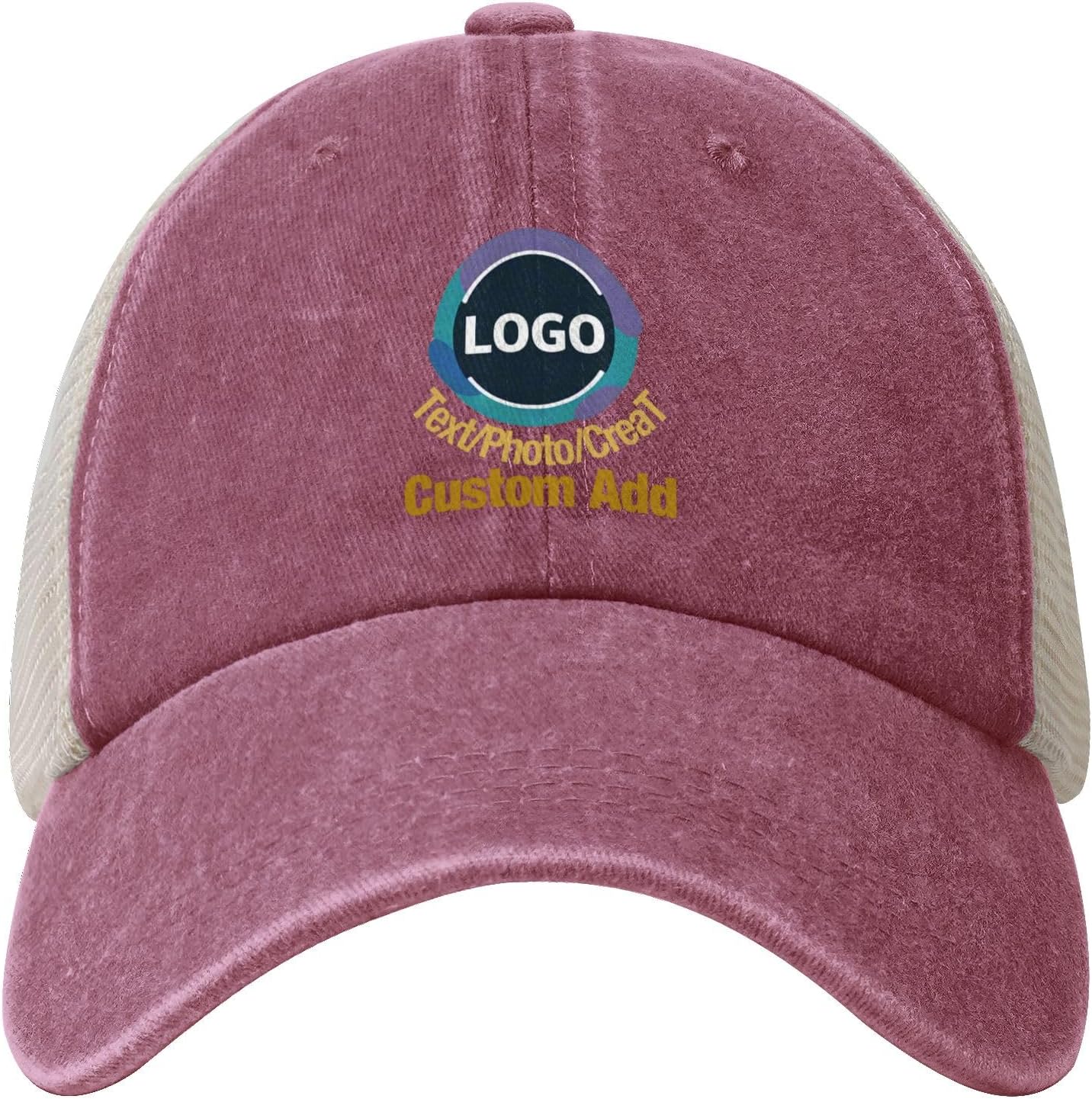 Custom Baseball Hats for Men & Women - Add Text/Photo/Logo - Adjustable Breathable Outdoor Hat, Sports & Casual- Bulk Supply - Image 4