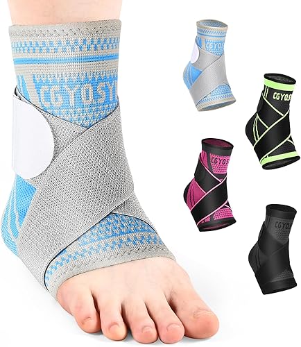Tobillera para mujeres y hombres, fascitis plantar, soporte de tobillo de compresión, tobillera para baloncesto, fútbol, voleibol, esguince de