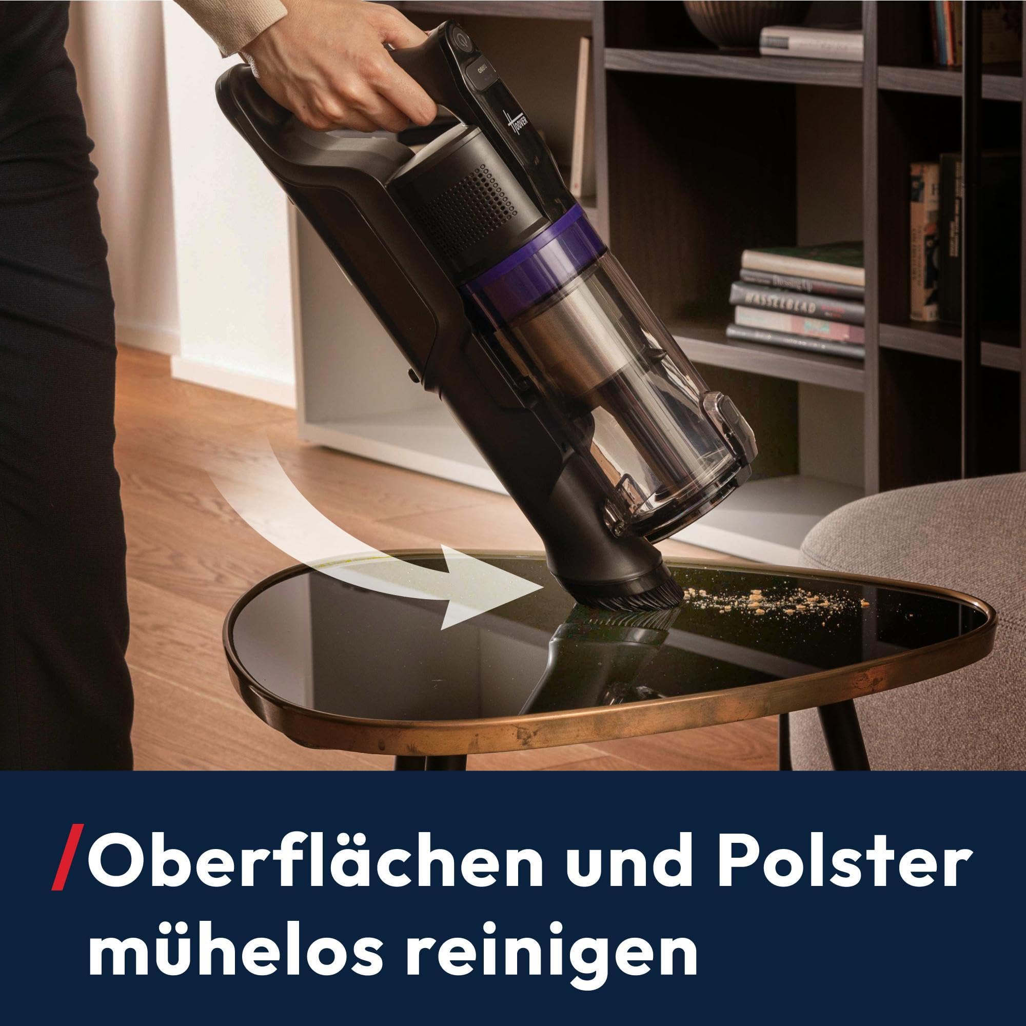 Hoover HF1 Plus Akku-Staubsauger mit Anti-Haarverwicklung – Bild 5