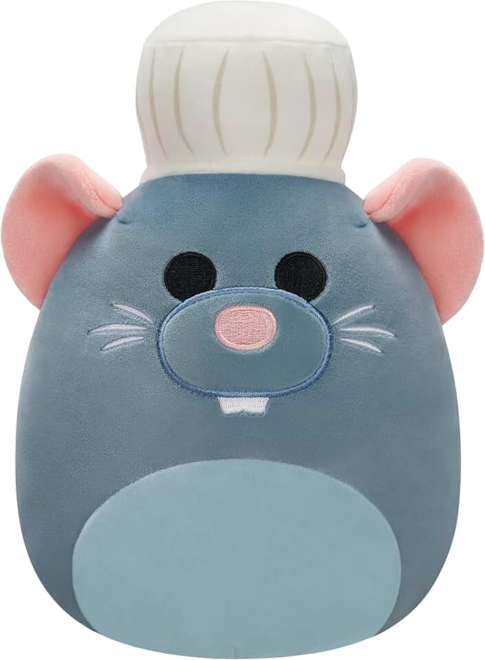Squishmallows 原始 8 吋迪士尼皮克斯雷米 – 官方 Jazwares 毛絨玩具（小）