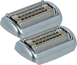 vhbw 2x Replacement Razor Heads Compatible with Braun Series 9, Pro Electric Shaver, Matte Silver