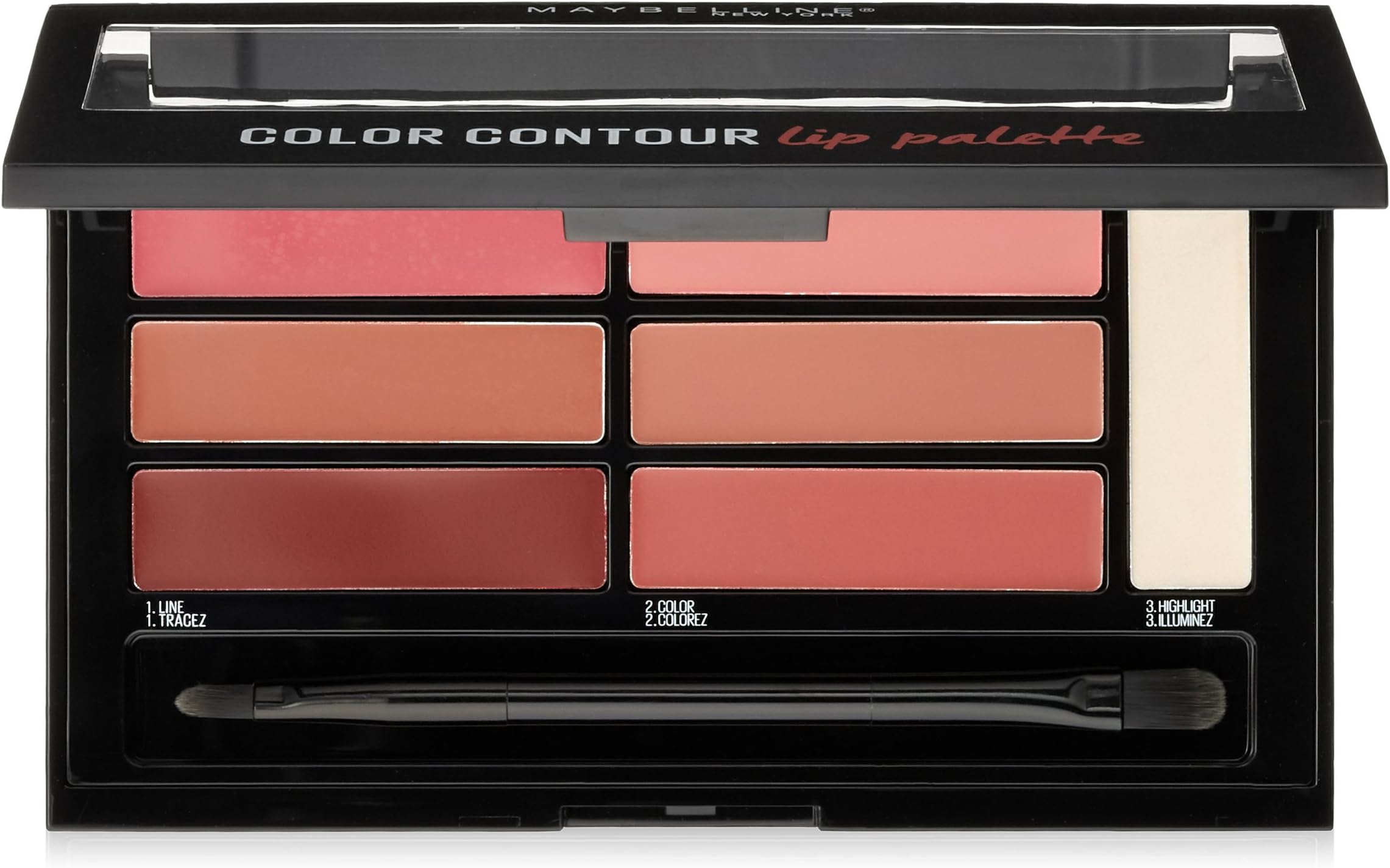 Maybelline New York Matte Lip Studio Palette, Blushed Bombshell, 5G