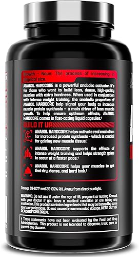 Miniatura 2 de Nutrex Research Anabol Hardcore anabólico activador, constructor muscular y agente endurecedor, 60 pastillas
