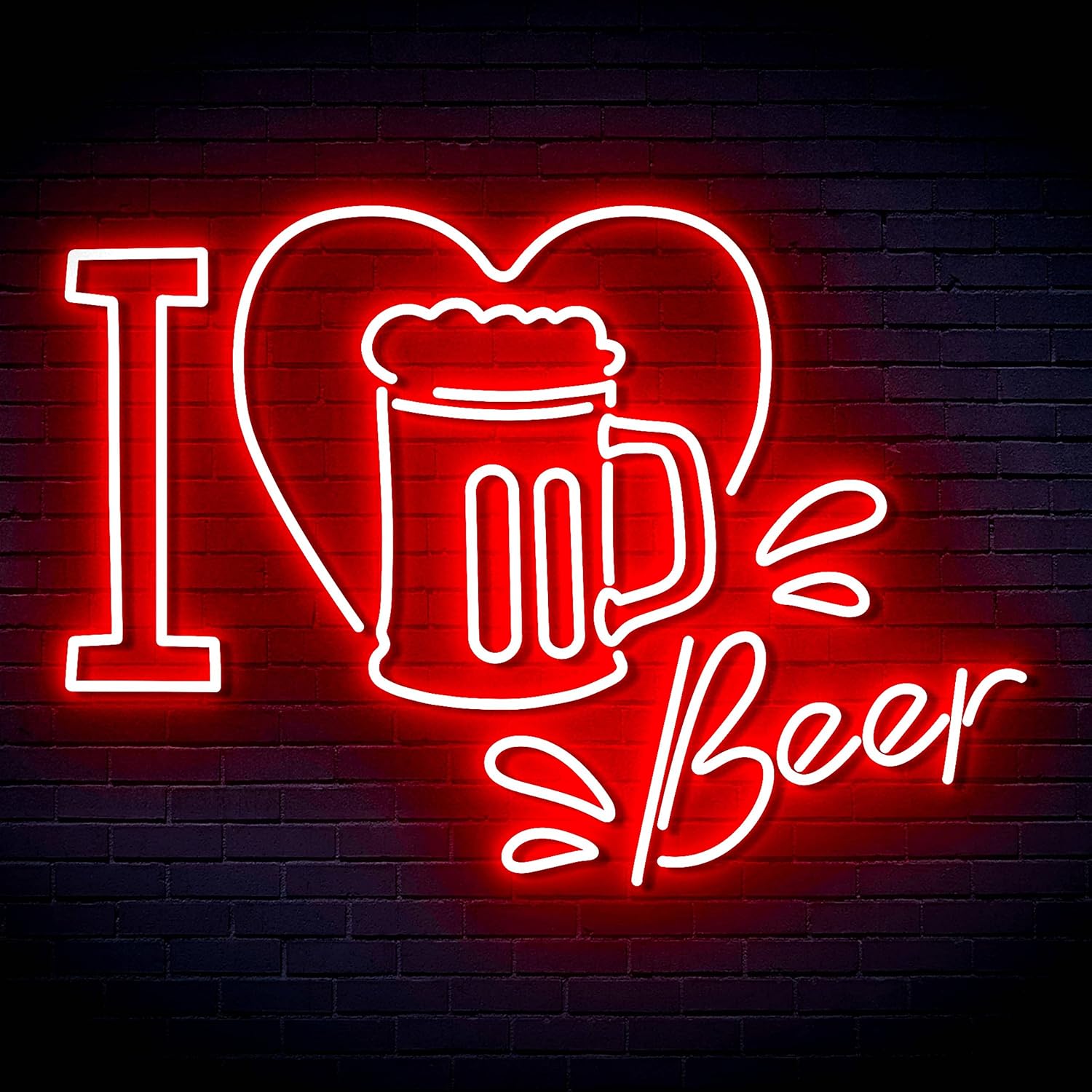 ADVPRO I Love Beer Extra-Large Ultra-Bright LED Neon Sign - Multi-Color 1 - st16s54-fn-j0036-m1
