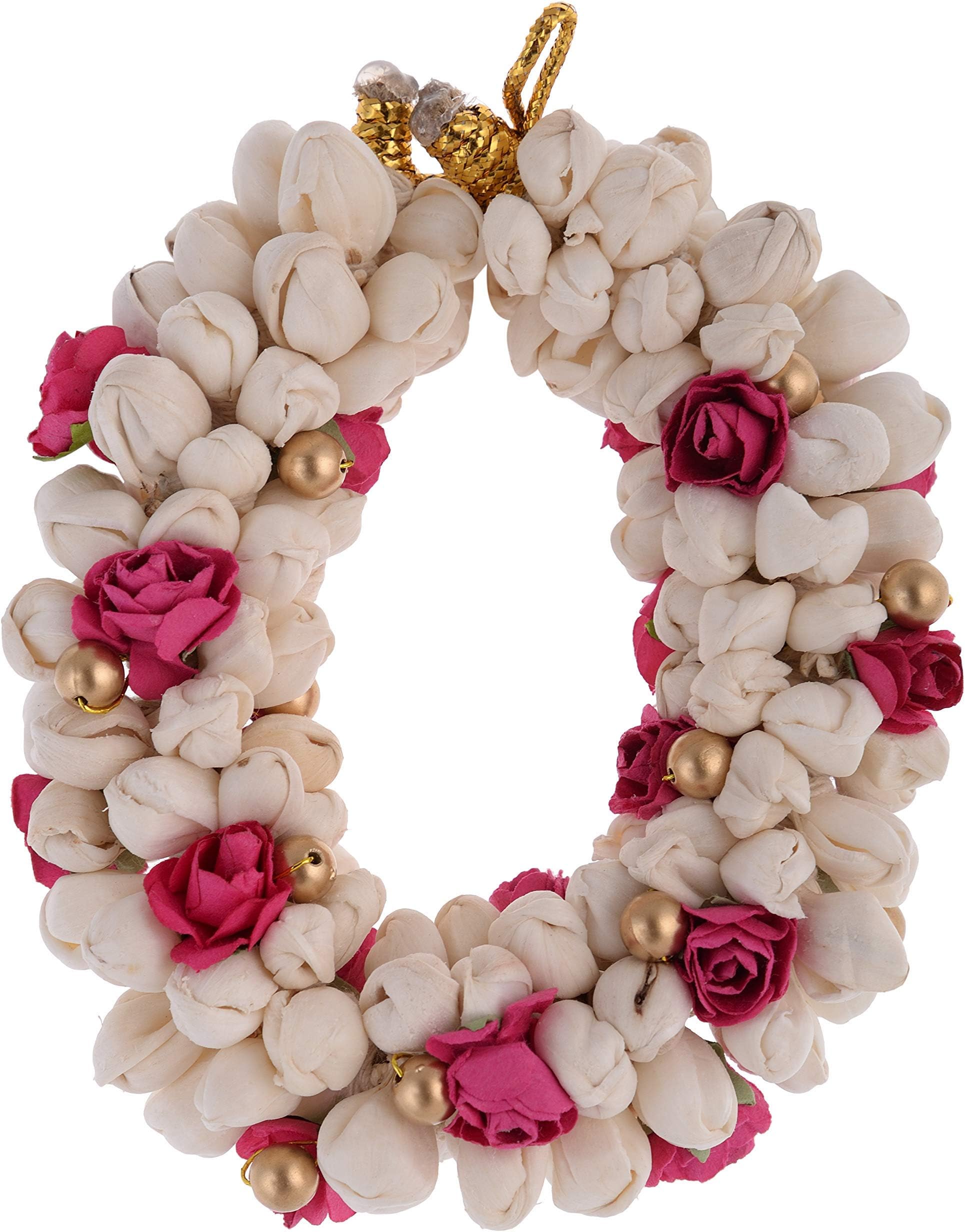 Indian traditional hair accessories looks like real jasmine and rose flowers hand crafted looks best on buns and braids