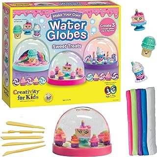Creativity for Kids Make Your Own Water Globes Sweet Treats – Create 3 DIY Dessert Themed Snow Globes