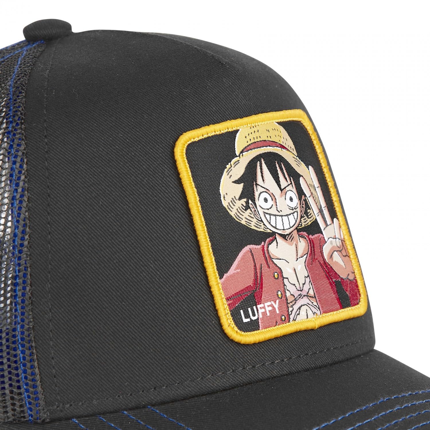 Luffy One Piece Czarny Czapka Truckerka Capslab