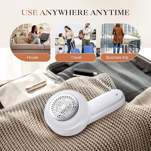 Miniatura 7 de Afeitadora de tela, removedor de pelusa eléctrico, removedor de pelusa recargable por USB, afeitadoras de suéter para quitar pelusas, removedor de