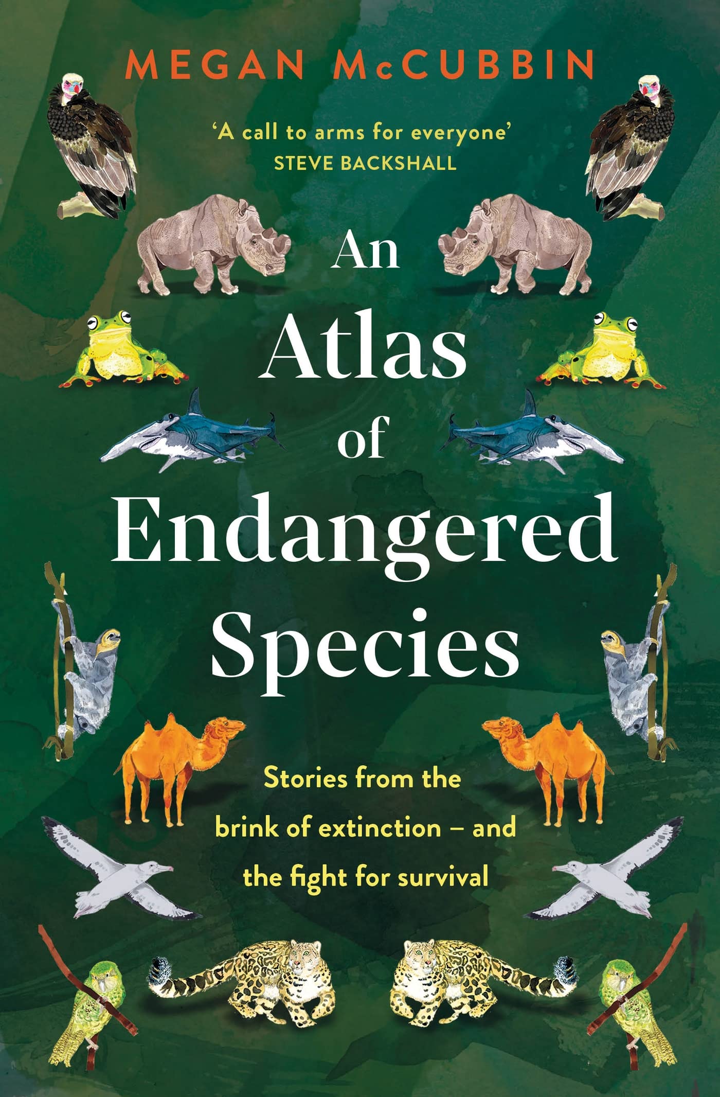 An Atlas of Endangered Species McCubbin, Megan Hardcover New