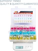 Vista 4 de HKS Herramienta de crimpado para conectores termorretráctiles con pelador 3 en 1 y 280 piezas de conectores termorretráctiles impermeables de grado