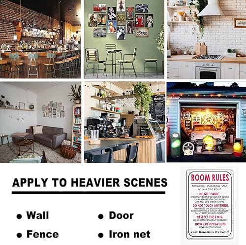 Miniatura 6 de Letrero de habitación para adolescentes y niñas decoración de puerta de dormitorio accesorios de pared para adolescentes divertidos letreros de