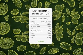 Dorri - Dried Apple Rings 150g | Premium Quality Dried Apple Fruit Slices, Suitable for Baking, Tarts, Cakes, and Desserts (Available from 150g to 5kg)