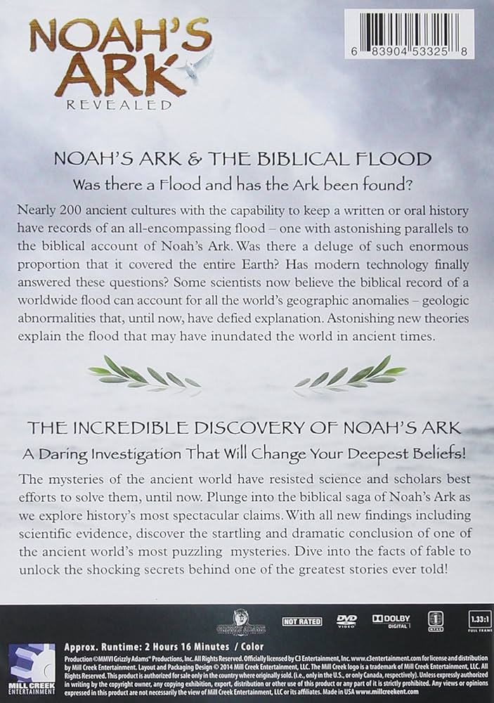 Amazon.com: Noah's Ark Revealed: Documentary Combo Pack