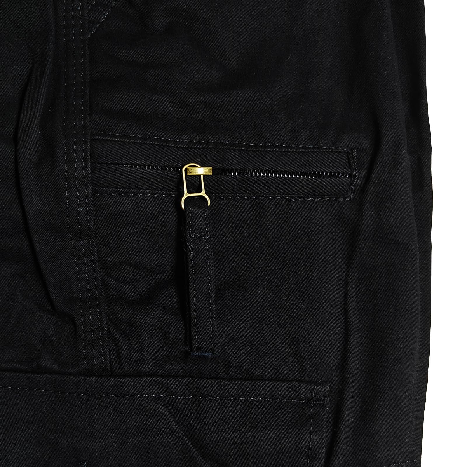 Aotoyou Pantalon Cargo Homme avec Poches Pantalon de Travail Grande Taille Elastique Randonnée 100% Coton