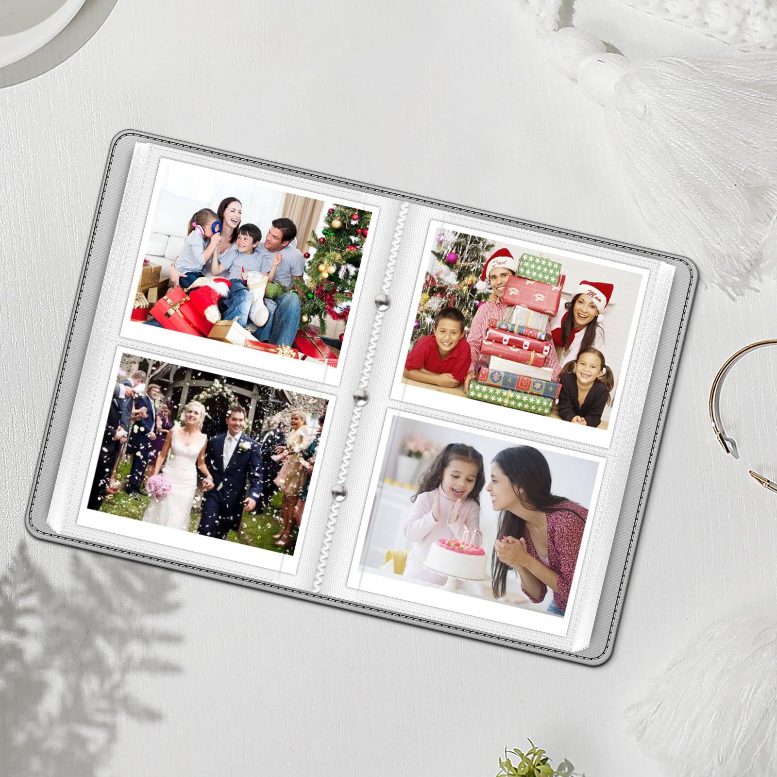 Amazon.com : Fintie Photo Album for 3.5x4.25 Inch Polaroid Films