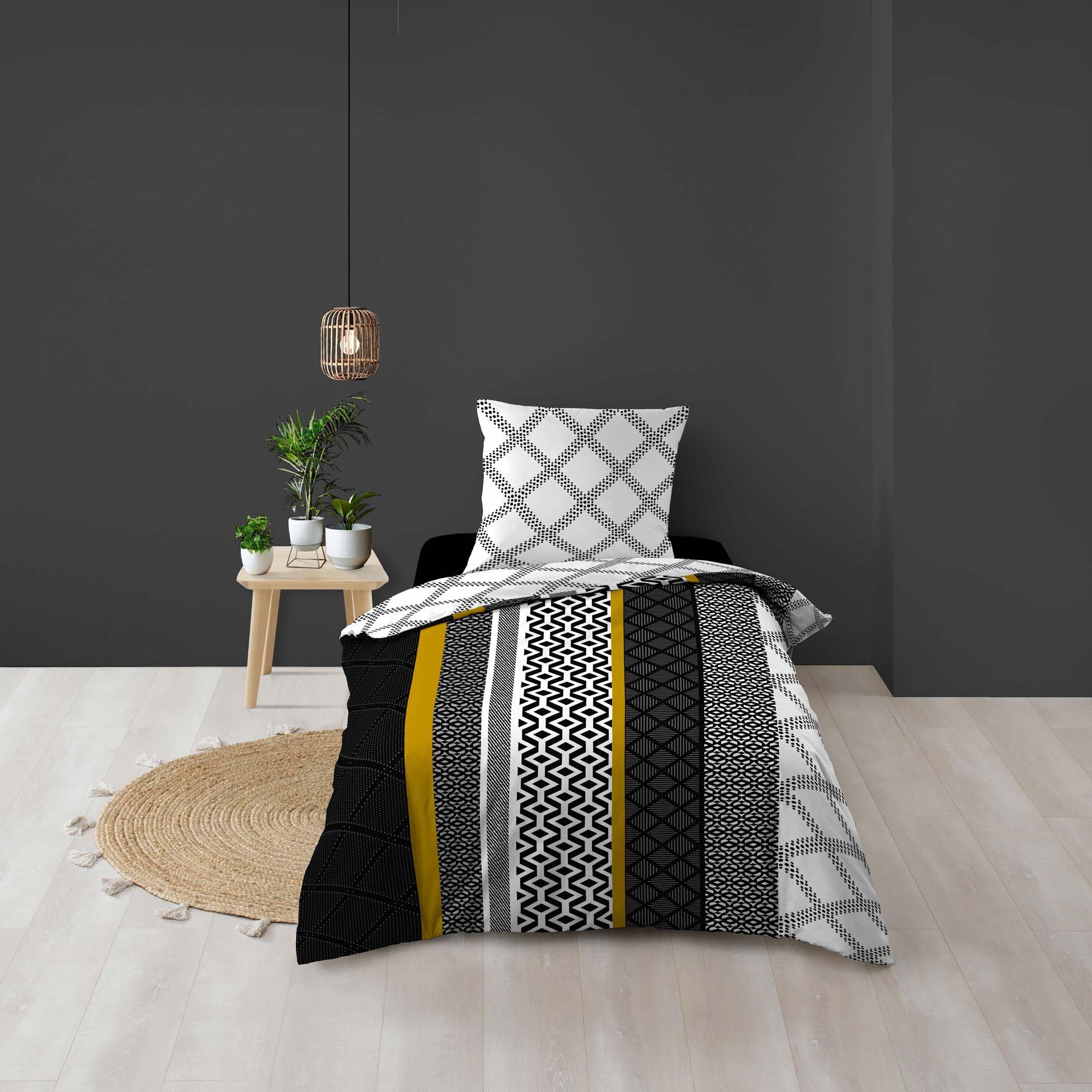 Juego de cama de algodón 140x200 cm Dakota para renovar el confort y descanso de tu hogar