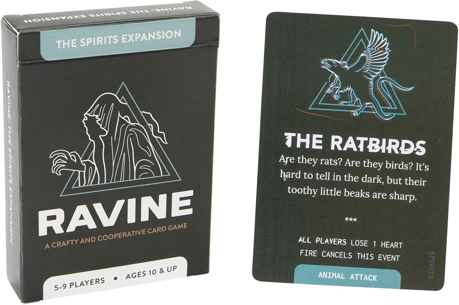 Stellar Factory Ravine Expansion: The Spirits | Up to 9 Players | Competitive Spirit Mode | New Cards: Wreckage, Madness, Forage & Night