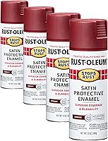 Vista 110 de Rust-Oleum 7732830 Stops Rust Pintura en Aerosol, 12 oz, Verde Cazador Satinado