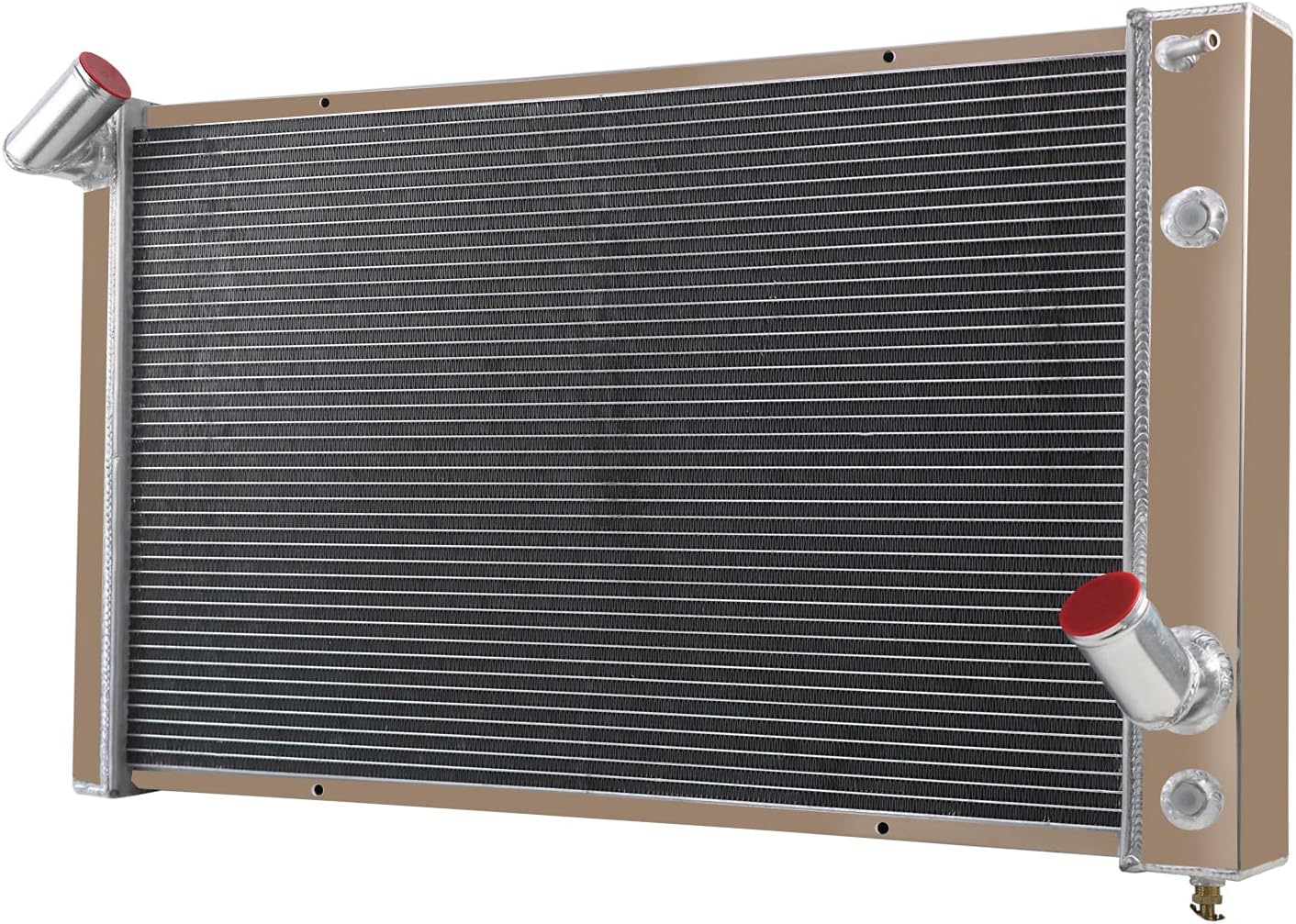 Chevy Corvette Radiators 4 ROW Core Radiator For 1969-1972 Chevy Corvette C3 7.0L 7.4L V8 1970 71 Full Aluminum Radiators