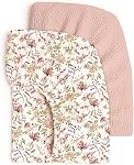 Lulumoon Crib Sheet Muslin for Baby: Soft Cotton Crib Sheets Fitted for Toddler Girl and Boy - Breathable Crib Mattress Sheet 28"X 52"