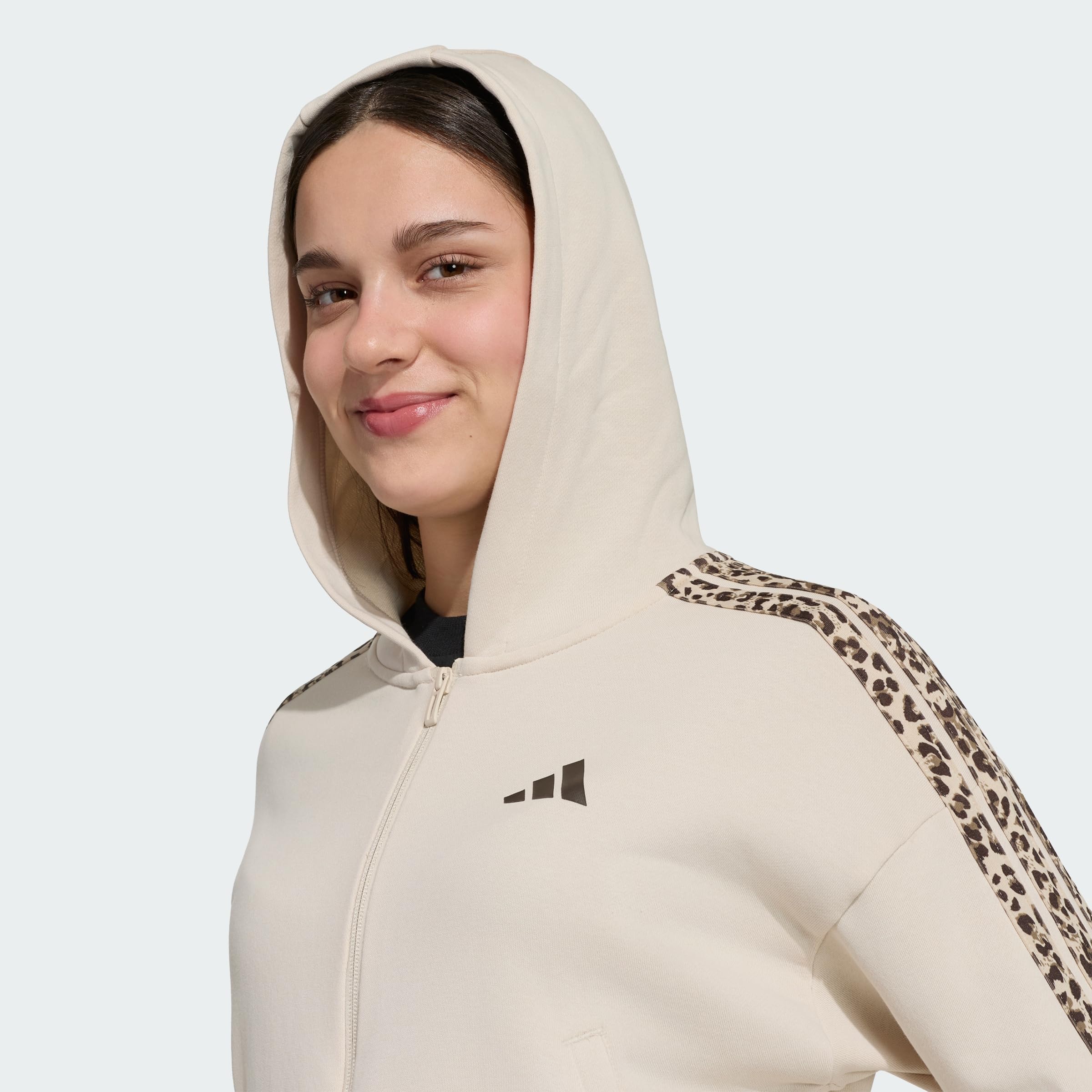 adidas Unisex Kids Seasonals Animal Kapuzenjacke, Durchgehender Reissverschluss