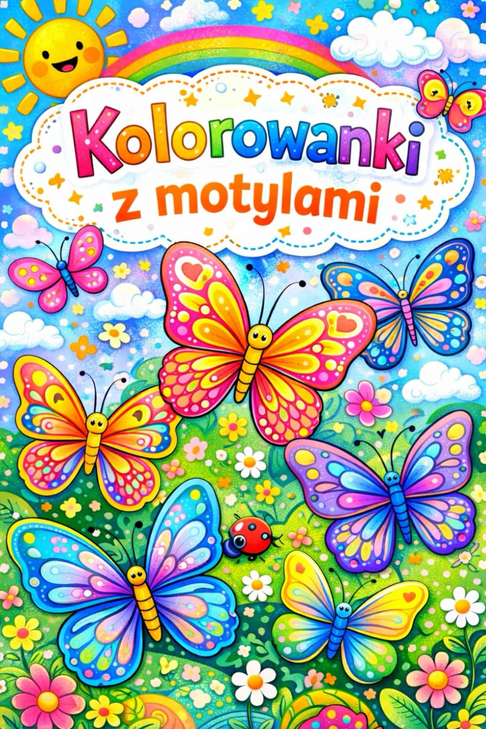 Kolorowanki z motylkami: Kolorowanka dla dzieci