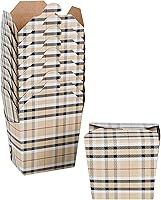 Vista 31 de Restaurantware -Cajas de comida para llevar de 8 onzas, 200 cajas desechables de alimentos para llevar, con bloqueo de pestañas, apilables, cajas