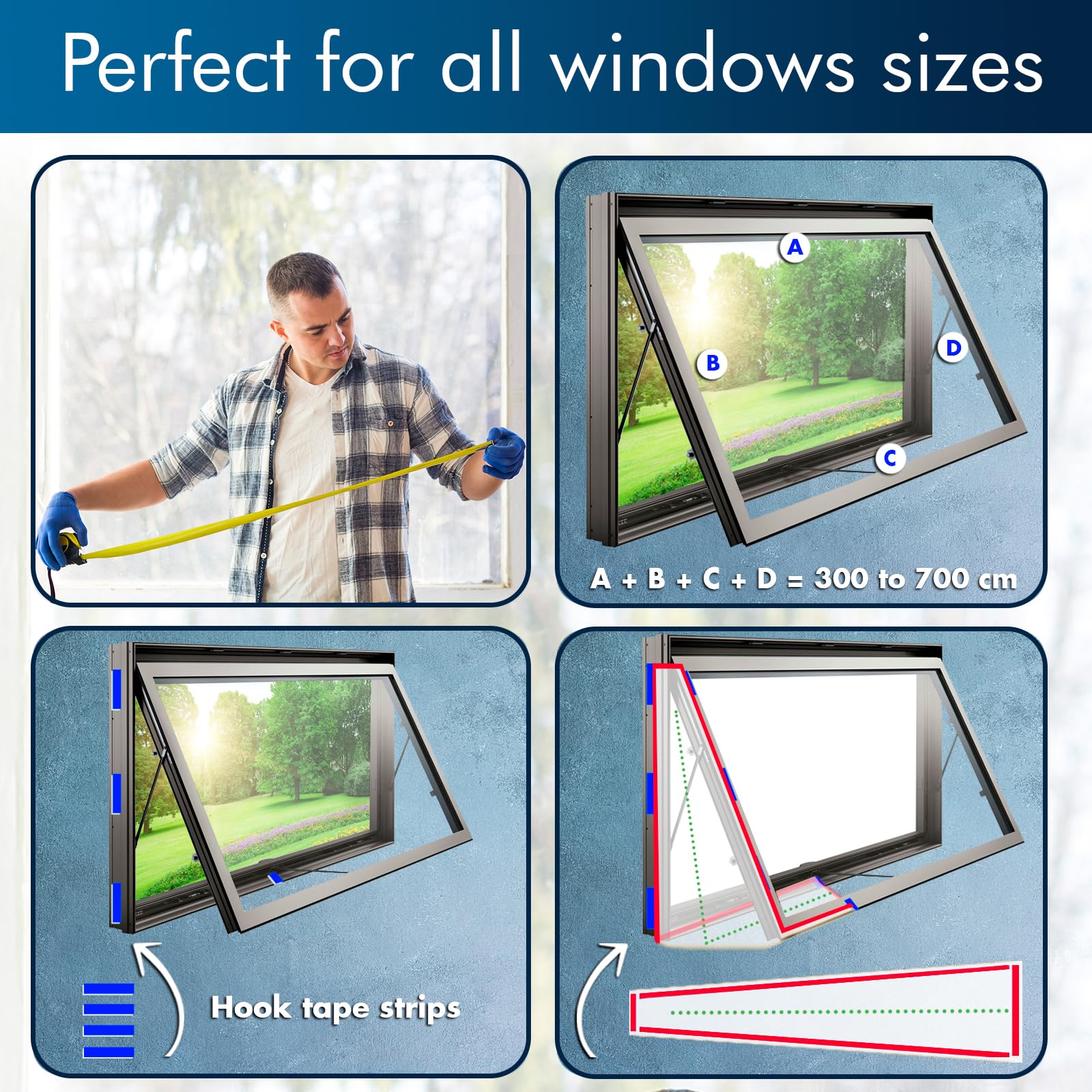 Guarnizione Per Condizionatore Portatile KLIM - Kit Con Cerniera E Nastro Adesivo, Compatibile Con Tutti I Modelli - Foto 5